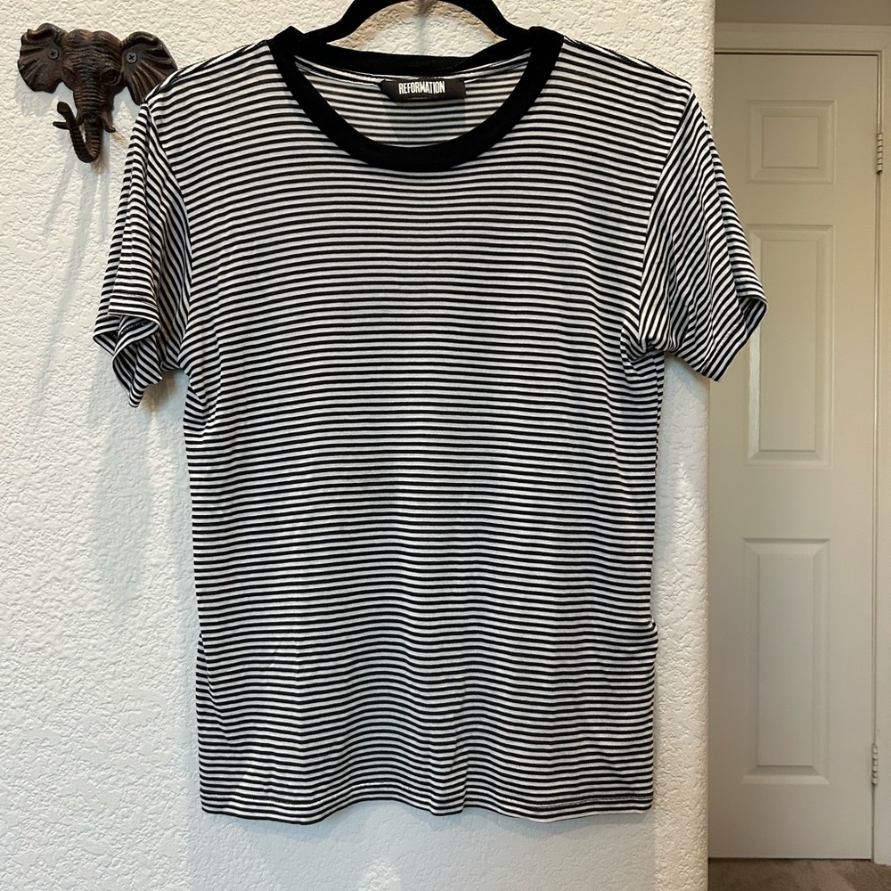 Reformation Striped T-Shirt